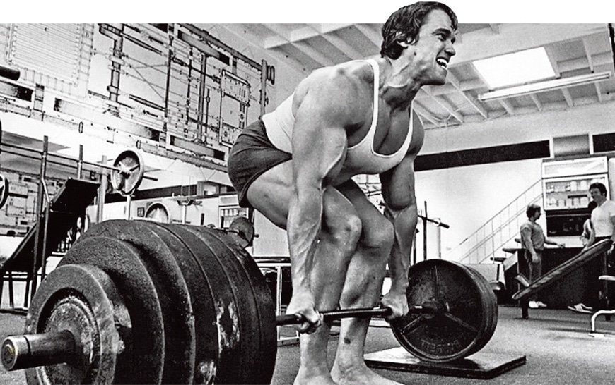 Arnold Doing Deadlift