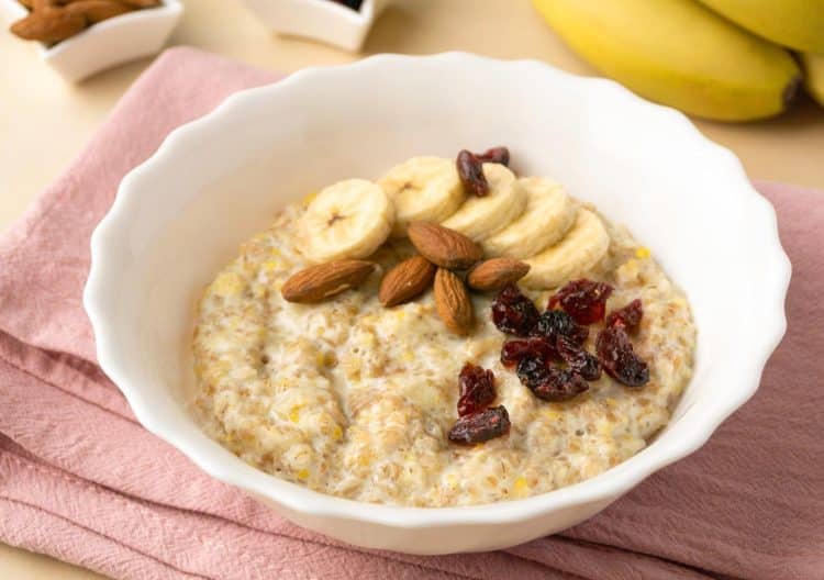 Banana And Almond Porridge