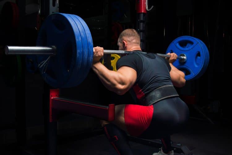 Barbell Squat In Gym Barbell Squat In Gym