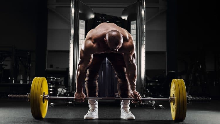 Performing Deadlift