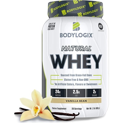 Bodylogix Natural Grass Fed Whey Protein Powder