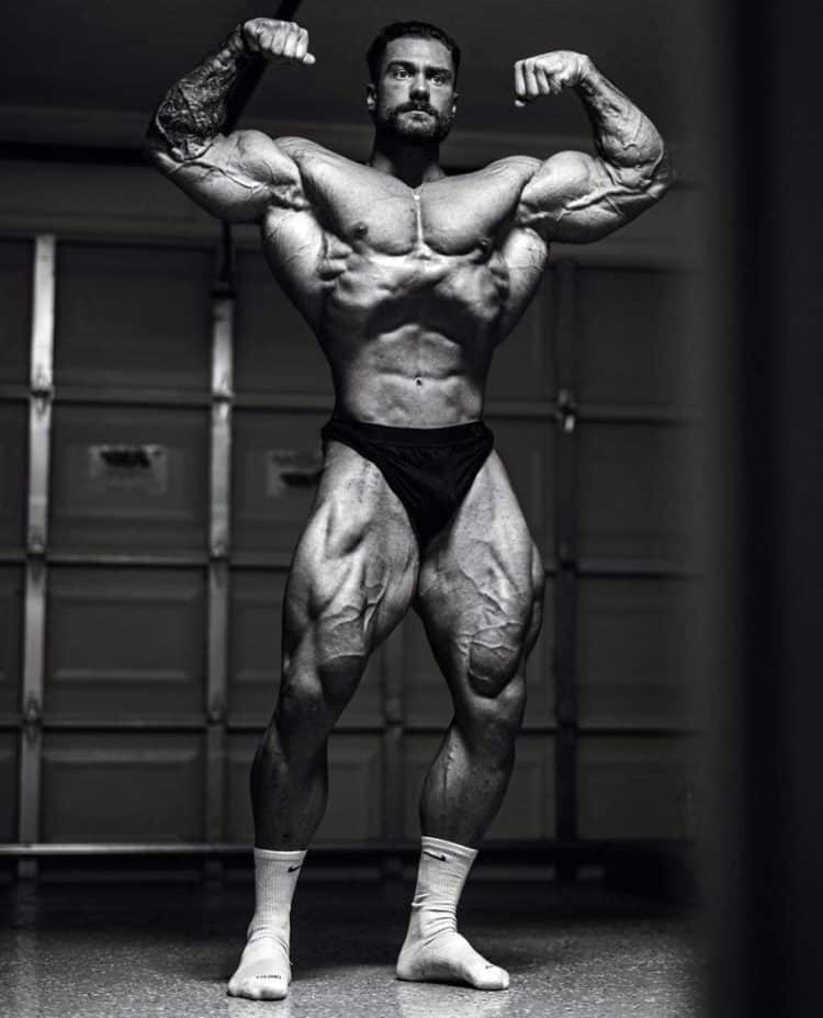 Chris Bumstead Front Double Biceps