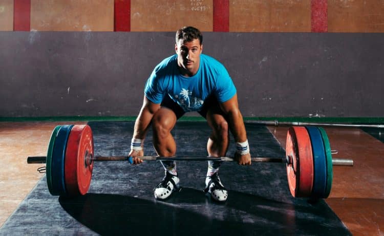 CrossFit Athlete Lift Barbells