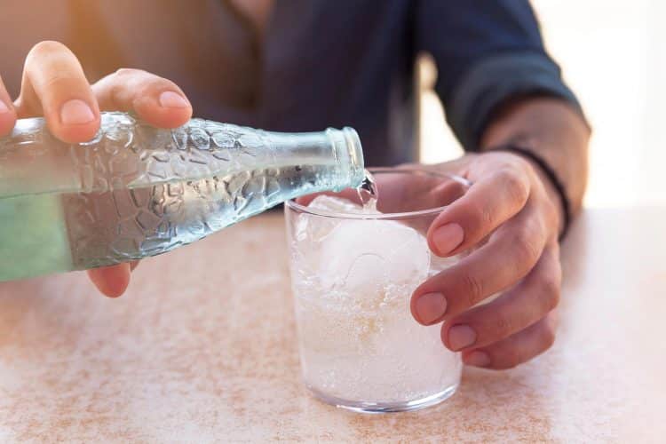 Drinking Sparkling Water
