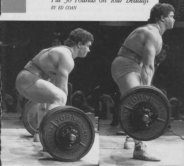 Ed Coan Deadlift Program
