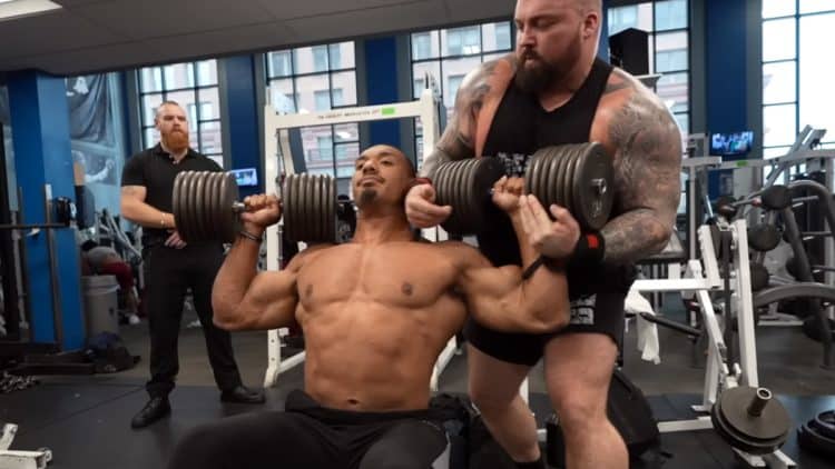 Eddie Hall Larry Wheels Shoulder Workout