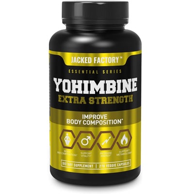 Jacked Factory Essential Series Extra Strength Yohimbine Veggie Capsules