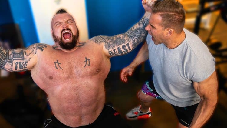 Jay Cutler Eddie Hall Back Workout