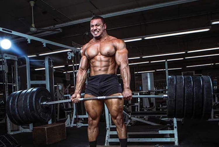Larry Wheels Deadlifting
