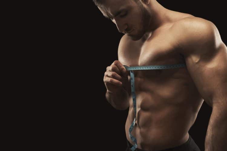 Man Measuring His Chest