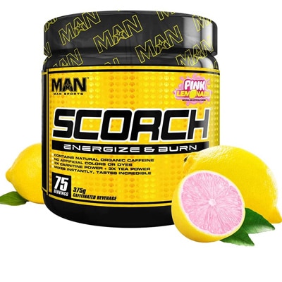 Man Sports Scorch Fat Burning Powder