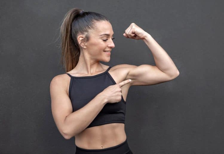 Muscular Female Athlete
