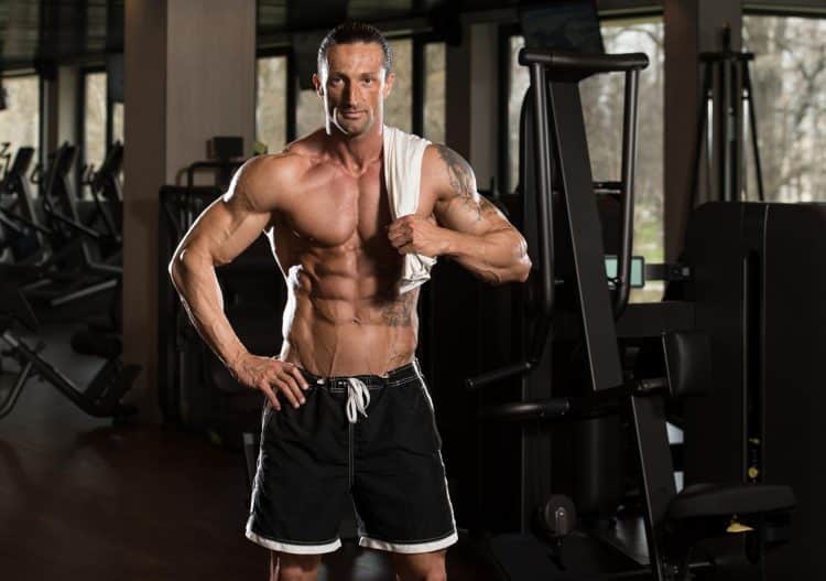 Muscular Man With A Towel
