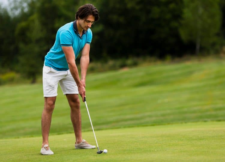 Playing Golf Outdoors