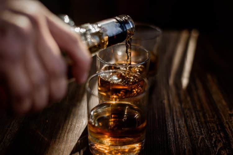 Pouring Alcohol Drink