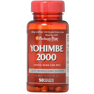 Puritans Pride Yohimbe 2000 Capsules