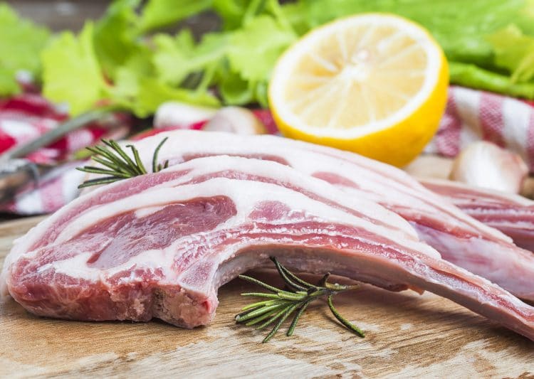 Raw Lamb Chops