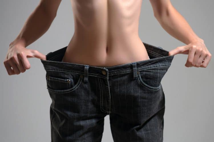 Showing Weight Loss