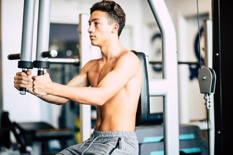 Teenager At The Gym