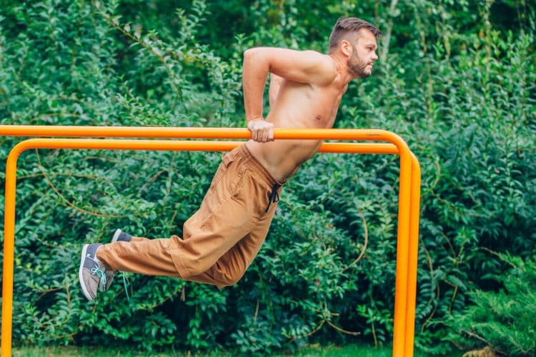 Triceps Dip On Parallel Bars Triceps Dip On Parallel Bars