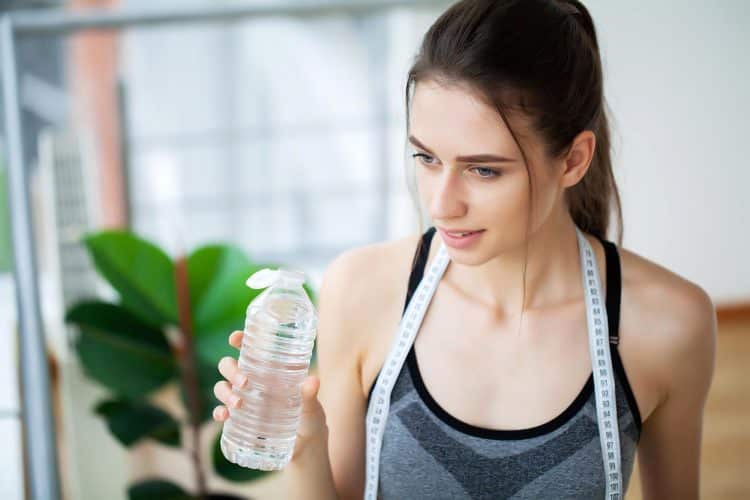 Woman Drinking Water