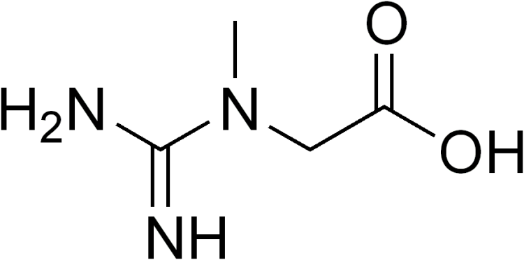 Structural Formula of Creatine